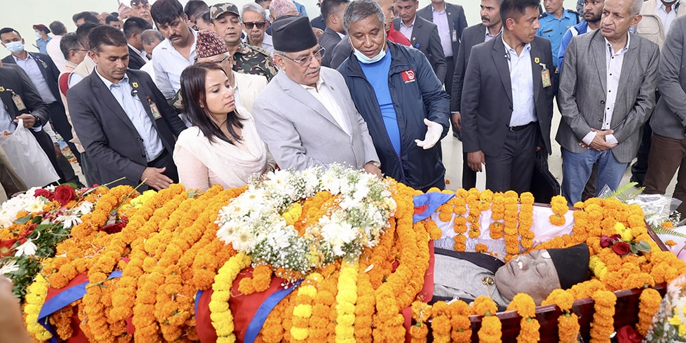 राजकीय सम्मानका साथ नेम्वाङको अन्त्येष्टि​​​​​​​ बिहीबार गरिने