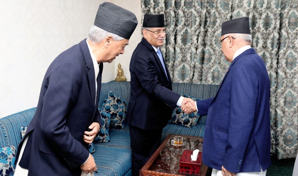 प्रधानमन्त्री, देउवा र ओली सहभागी बालुवाटार बैठकमा के हुदैछ ?