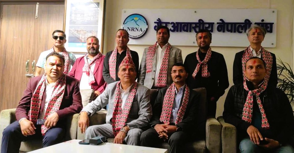 एनआरएनको पराजित समूह प्रधानमन्त्रीलाई भेटेपछि कार्यालयमा image