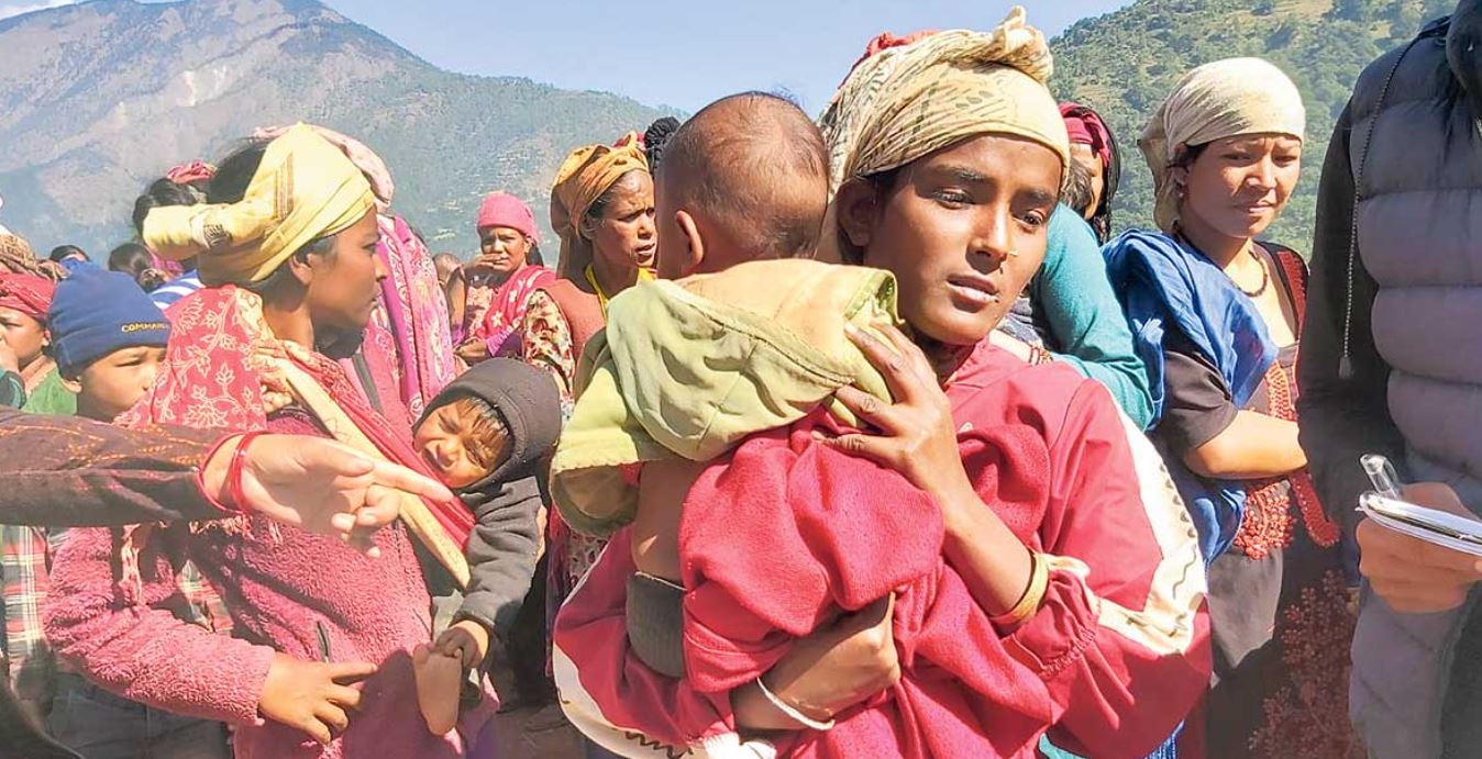 छैन ओत, कठ्याँग्रिए सुत्केरी र गर्भवती image