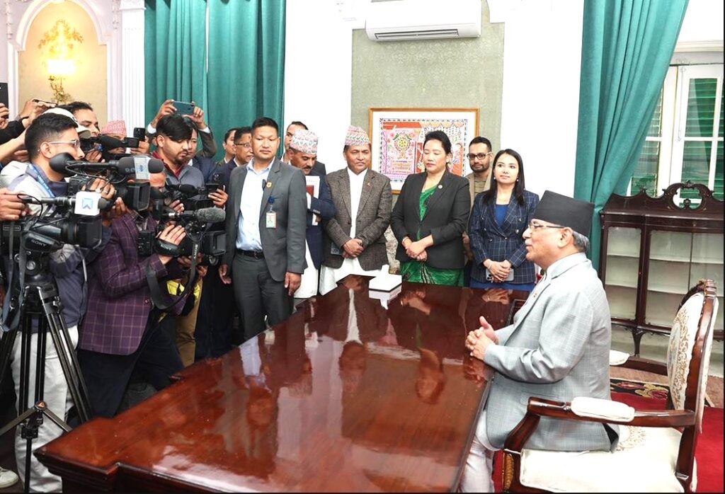 बिलासी हलमा प्रधानमन्त्री प्रचण्डले सुरु गरे कार्यकक्ष