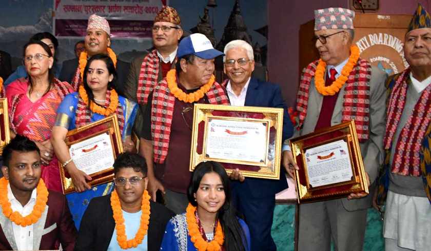 महावीर पुनसहित १० जना विज्ञहरु सम्मानित