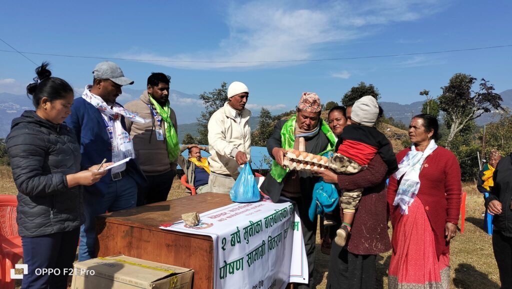 पोषण सामग्री वैतेश्वर गाउँपालिकाका सबै वडामा संचालन गरेका छौंः अध्यक्ष लामा