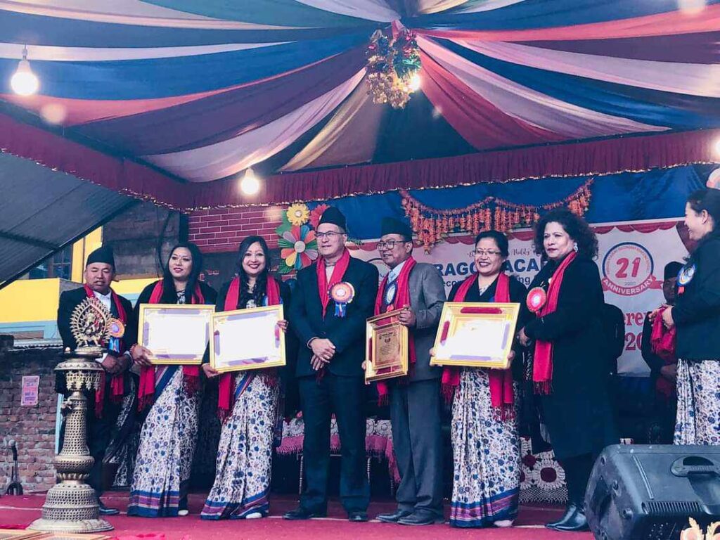 पारागनको २१औं बार्षिकोत्सवः विद्यार्थी, शिक्षक, अभिभावकसहित पत्रकार छुकां सम्मानित