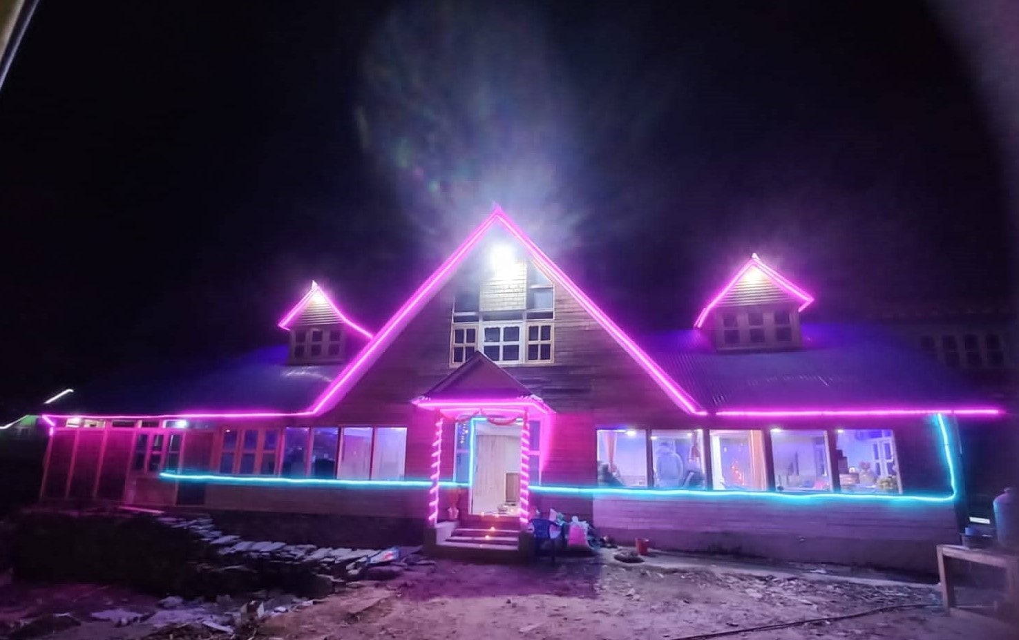 first snowfall in Kalinchokko