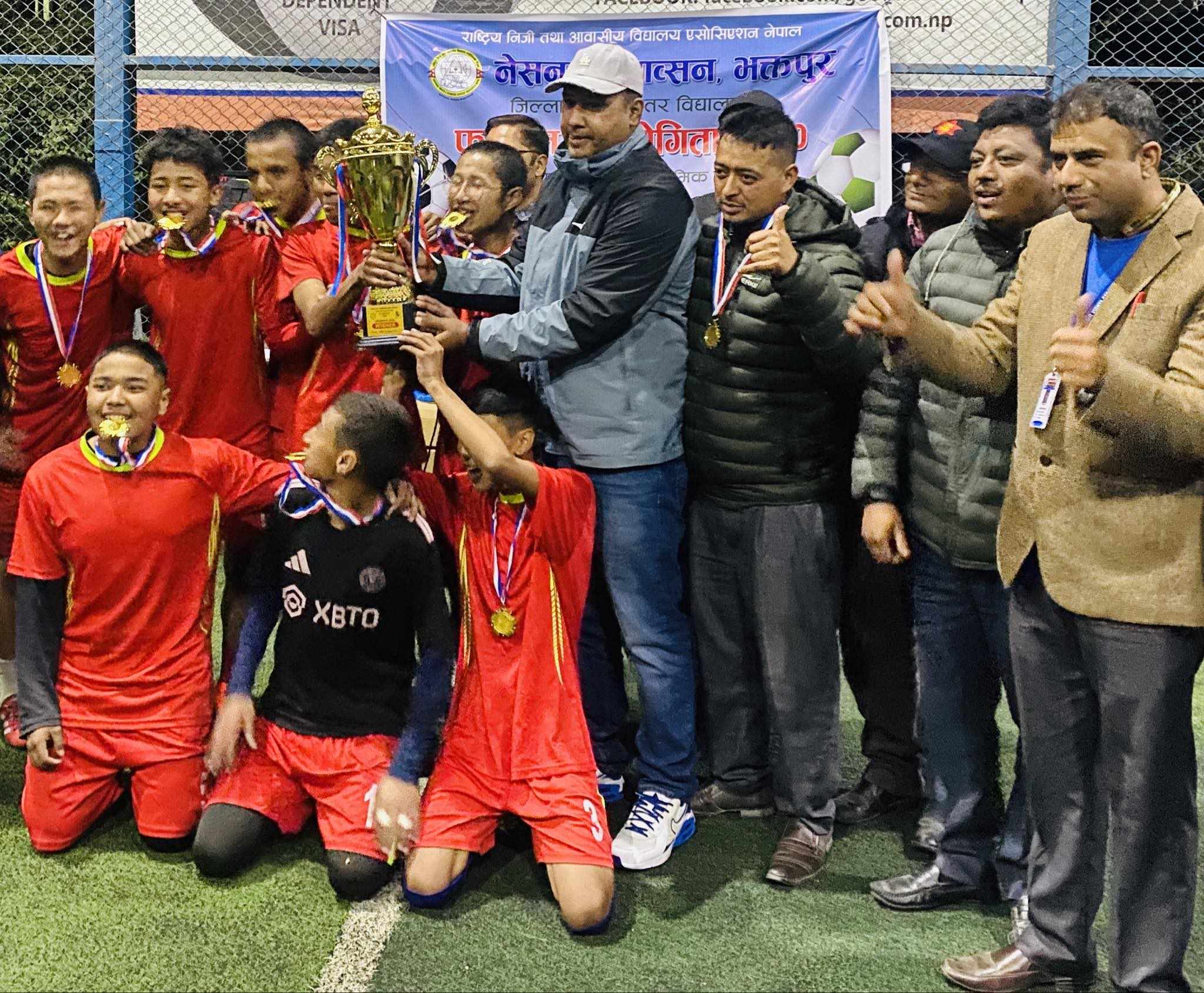 नेसनल प्याव्सन भक्तपुरको फुटसल कप, मदरल्याण्ड विजयी image