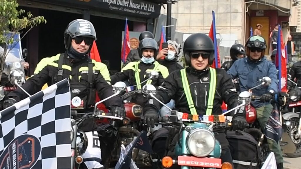 नेपाल बुलेट हाउसको रामेछाप बुलेट यात्रा सुरु