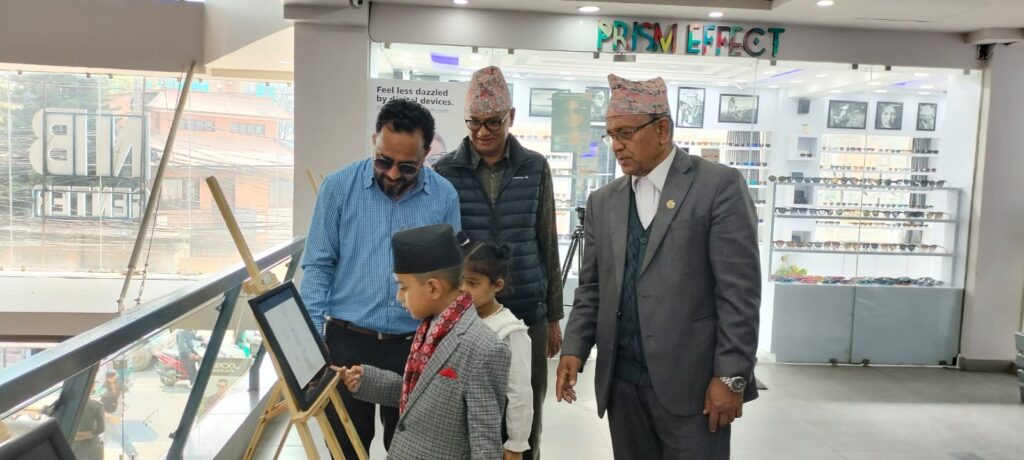 छ वर्षकै उमेरमा चित्रकला प्रर्दशनी