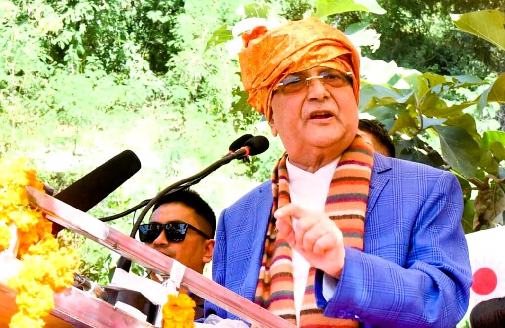 काठमाडौं–निजगढ सुरुङको ब्रेक थ्रुका लागि अनुगमनमा प्रधानमन्त्री ओली