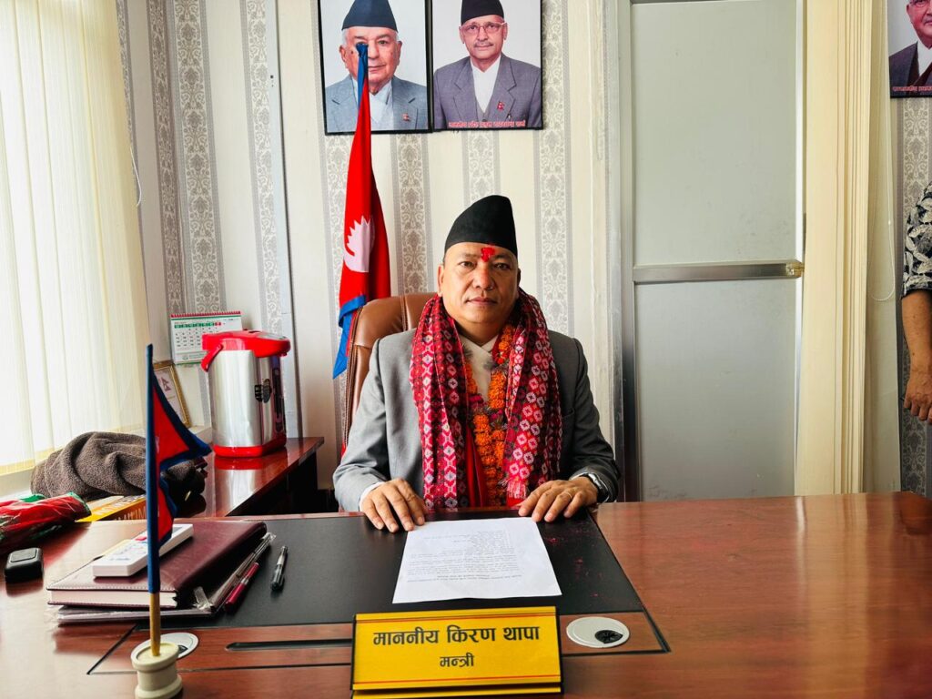 पदभार ग्रहणगर्दै बागमतीका स्वास्थ्यमन्त्री थापाको दुरगामी पहिलो निर्णय