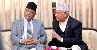 मार्गप्रशस्त गर्न प्रचण्डलाई ओलीको आग्रह image