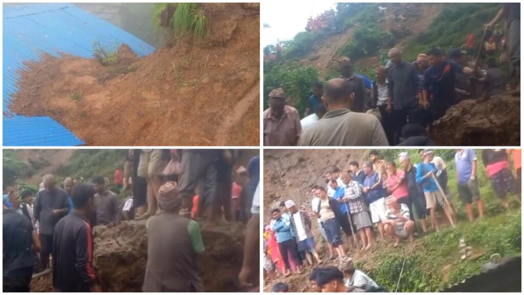 पहिरोमा पुरिएर बझाङमा एकै परिवारका ४ जनाको मृत्यु, टेलिकम सेवा नहुँदा सम्पर्क विच्छेद