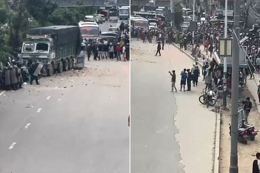 गठ्ठाघरमा ट्रकको ठक्करबाट स्कुटरमा सवार एक महिलाको मृत्यु