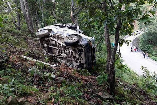 सिन्धुलीमा जीप दुर्घटनामा हुँदा दुई जनाको ज्यान गयो