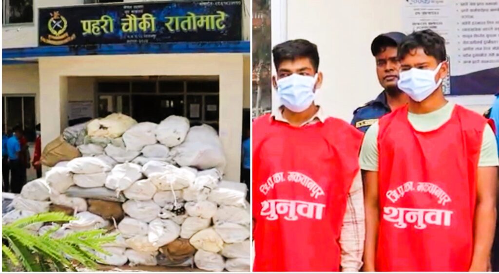 अवैध लत्ताकपडासहित दुई पक्राउ
