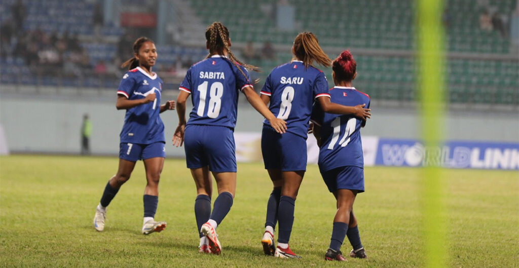 साफ वुमन्स च्याम्पियनसिपमा नेपालको बलियो उपस्थिति