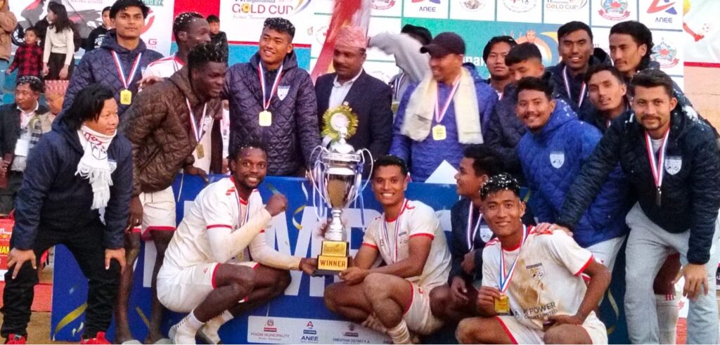 फाल्गुनन्द गोल्डकपको उपाधि चर्च ब्वाइजको पोल्टोमा