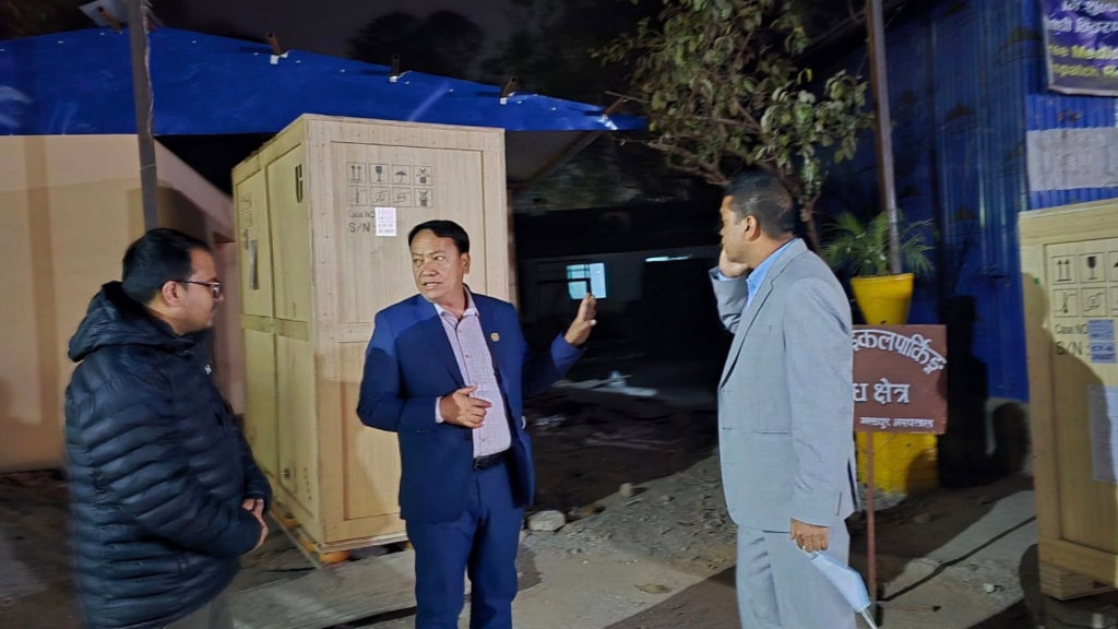 नेपालकै दोस्रो जेठो अस्पताल भक्तपुर अस्पतालमा सिटी स्क्यान मेसिन आयो