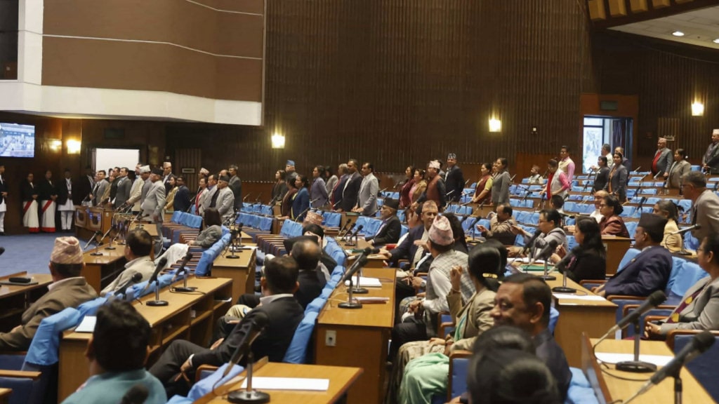 प्रधानमन्त्रीले जवाफ नदिएसम्म सदन चल्न नदिने विपक्षी दलको अडान, प्रतिधिसको बैठक स्थगित