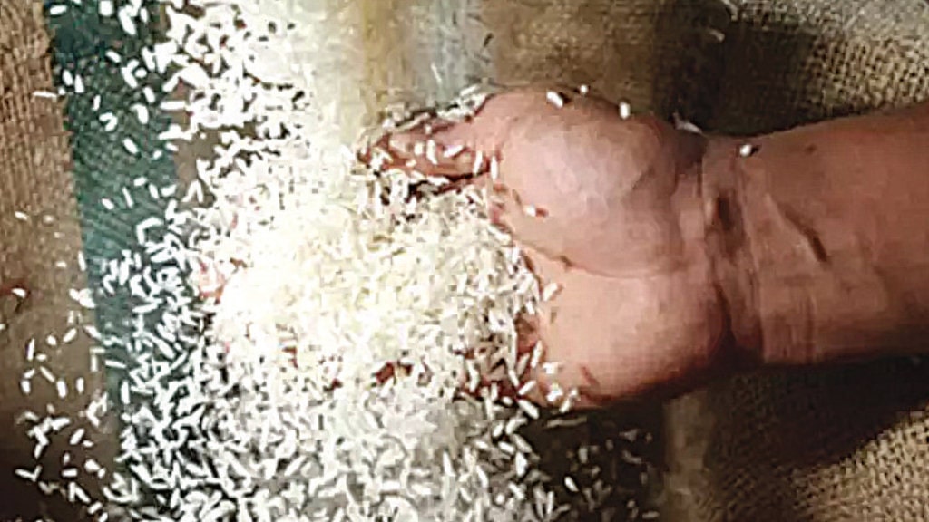 कमसल चामल प्याक गरेर बेचेको सूचनाको आधारमा ३ गोदाम सिल image