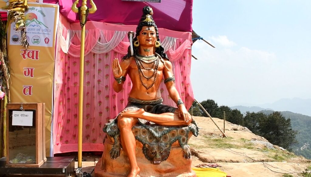 रत्नचूड पर्वतको पवित्र काखमा १०८ फिटको महादेव मूर्ति निर्माणः शिव पुराण ज्ञान महायज्ञको भव्य आयोजना