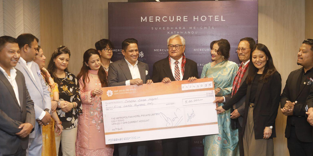 क्यान्सरपीडितको उपचारमा मर्क्यूर काठमाडौँको सहयोग