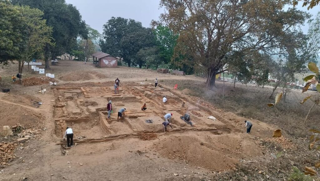 किच्चकबधमा उत्खननका क्रममा ‘दरबारको जग’ भेटियो