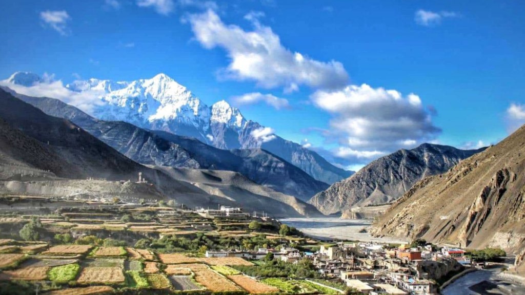 मुस्ताङमा ‘आरी घोप्टे’ वर्षाले मढारीयाे चिन्ताको बादल