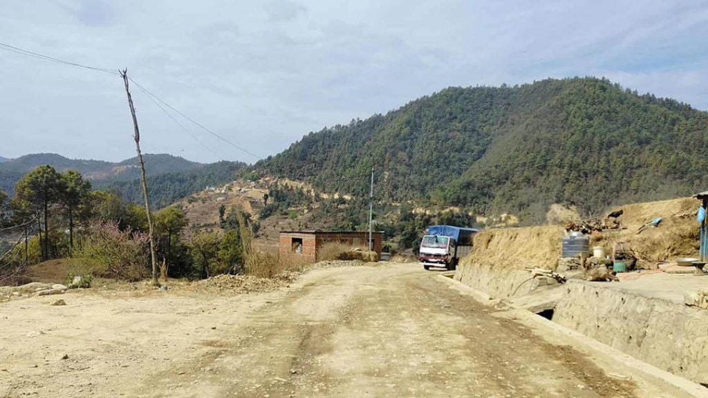 कुलेखानी–कलङ्की–हुमाने सडक आजदेखि १९ दिन बन्द