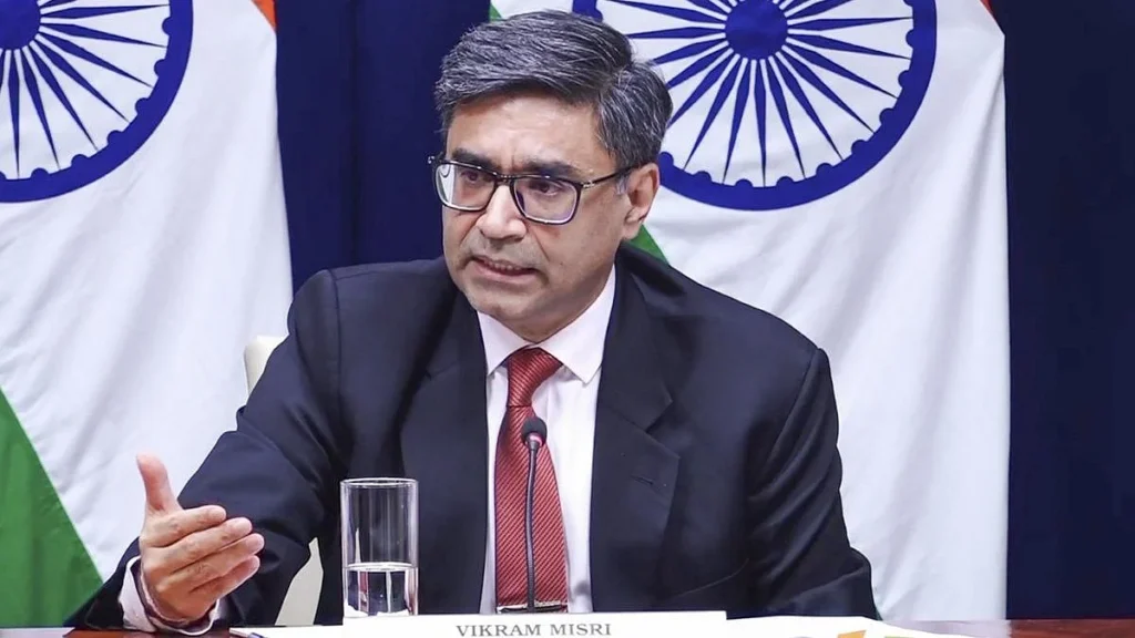 भारतीय विदेश सचिव विक्रम मिश्री काठमाडौं आइपुगे