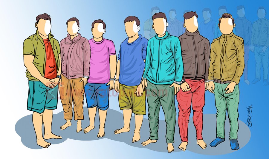 विभिन्न कारागारबाट भागेका १२ कैदीबन्दी गोरखाबाट पक्राउ