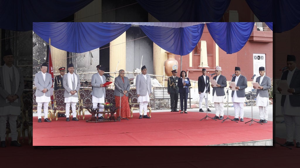 नवनियुक्त तीन मन्त्रीले लिए शपथ, खनाल अर्थ, घिसिङ ऊर्जा–भौतिक, अर्याल गृह–कानुनमा
