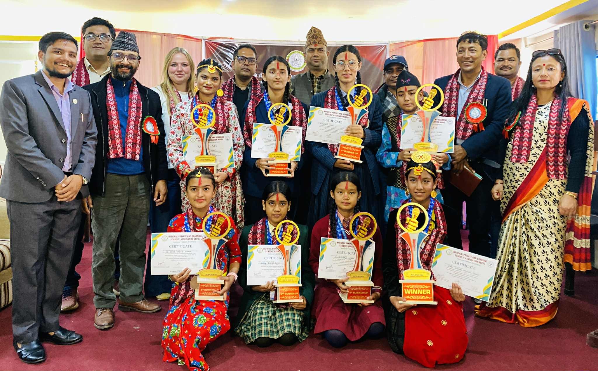 ऋतम्भरामा नेसनल प्याव्सन भक्तपुरको एकल गायन प्रतियोगिता सम्पन्न, ईडेन गार्डेन स्कुल विजेता image
