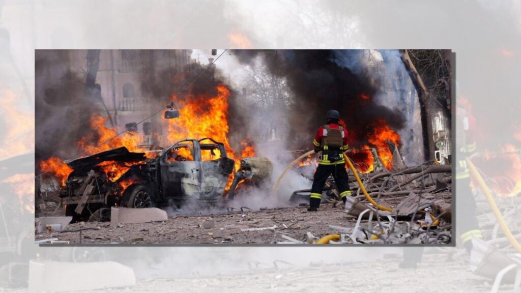 किएभमा रुसको क्षेप्यास्त्र र ड्रोन आक्रमण, कम्तीमा २ जनाको मृत्यु