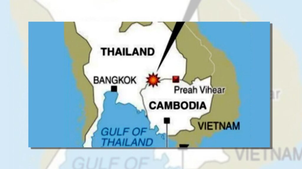 शान्तिसम्झौता उल्लंघन गर्दै थाइल्याण्ड र कम्बोडियाबीच पुनः आक्रमण