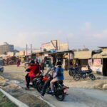 पोखराको अमरसिंह चोकका सटर तथा टहरा हटाइयो, महानगरले चलायो डोजर