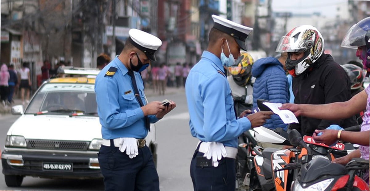 ट्राफिक कारबाहीमा एकैदिन २२ लाख ७६ हजार राजस्व सङ्कलन image