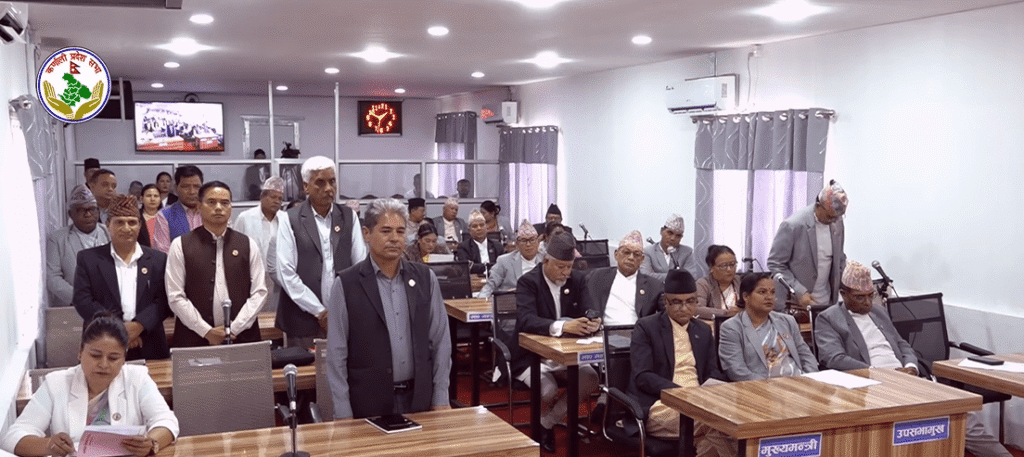 कर्णाली प्रदेश सभामा विपक्षीको अवरोध, बैठक स्थगित