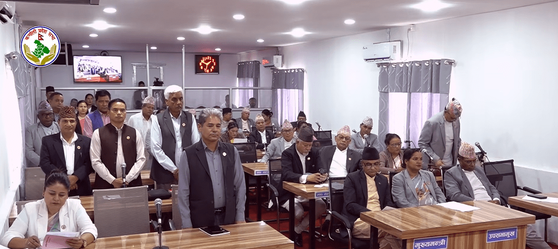 कर्णाली प्रदेश सभामा विपक्षीको अवरोध, बैठक स्थगित image