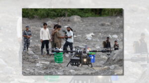 बाढी प्रभावित क्षेत्रमा राहत पुर्‍याउन त्रिशूलीमा चिनियाँ ड्रोनको प्रयोग image