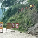 कृष्णभीरमा खोलिएको अस्थायी ट्र्याक फराकिलो बनाइँदै, भदौ मसान्तसम्म गाडी चलाउने लक्ष्य