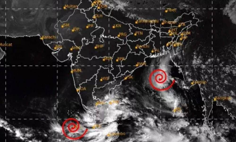 ‘अर्णव’ चक्रवातको प्रभाव नेपालमा पर्ने, बिहीबारदेखि भारी वर्षा र हिमपातको चेतावनी
